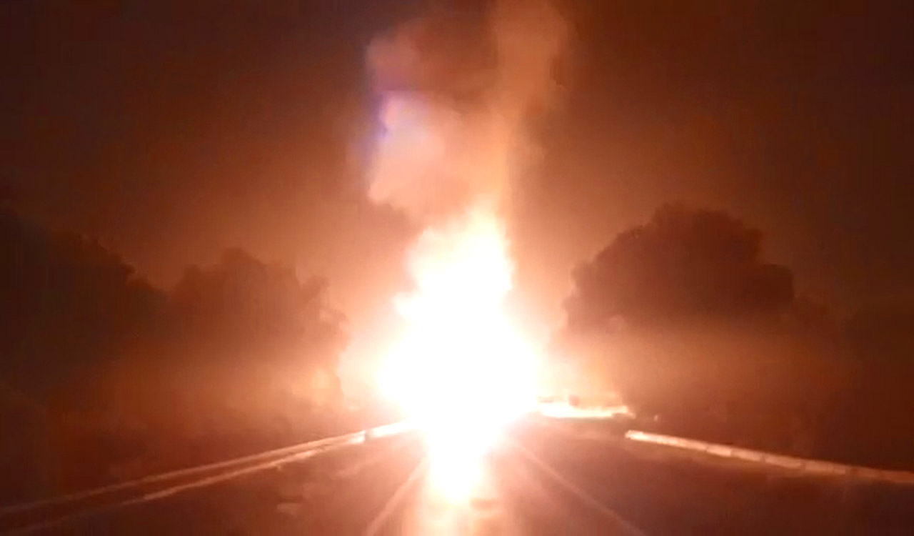 Andhra Pradesh: LPG cylinders blast as fire breaks out in truck
