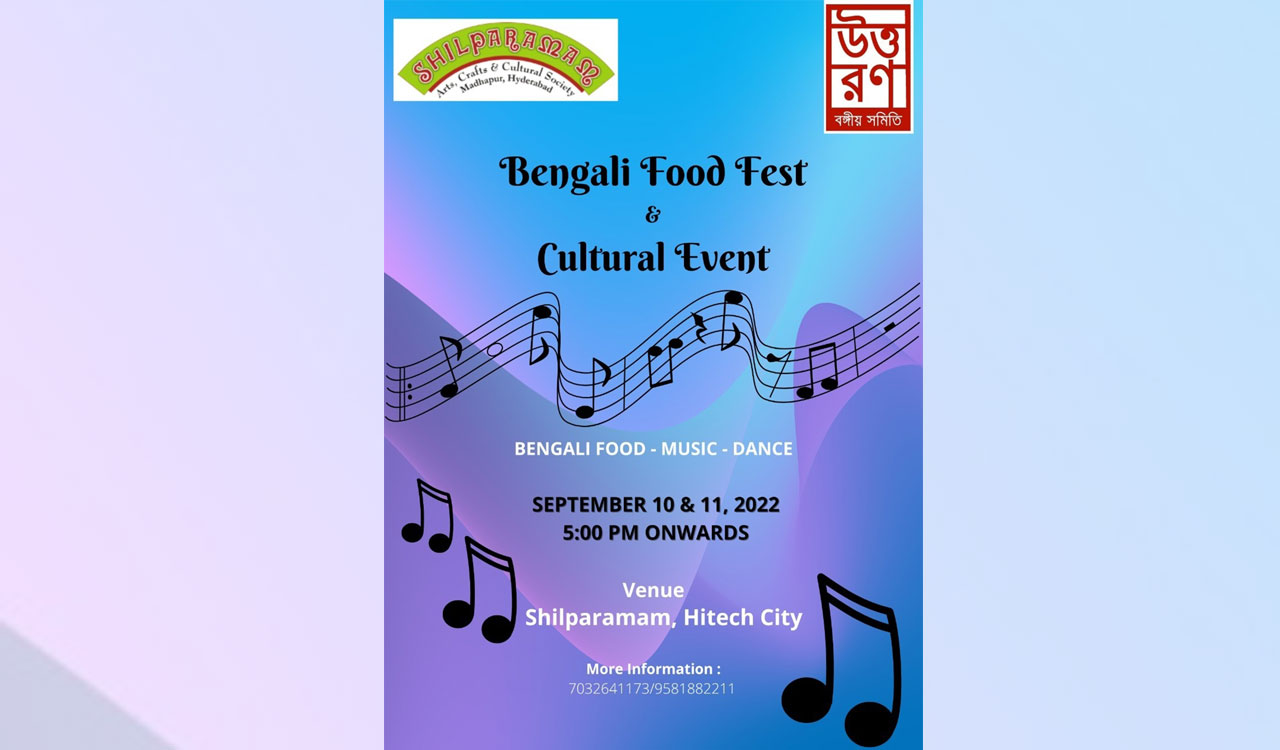 Bengali Food Fest & Cultural Event at Shilparamam on September 10, 11