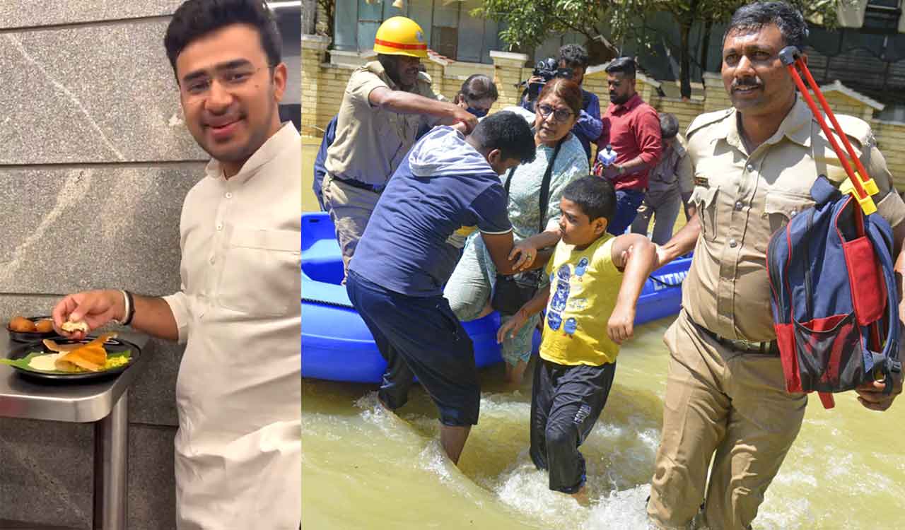 Bengaluru rain havoc: BJP’s Tejasvi Surya, other politicians come under scrutiny