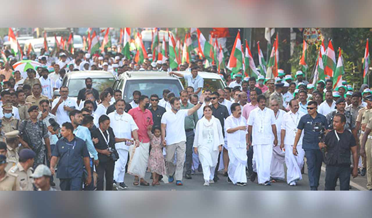 Congress’ Bharat Jodo Yatra led by Rahul Gandhi enters its 11th day