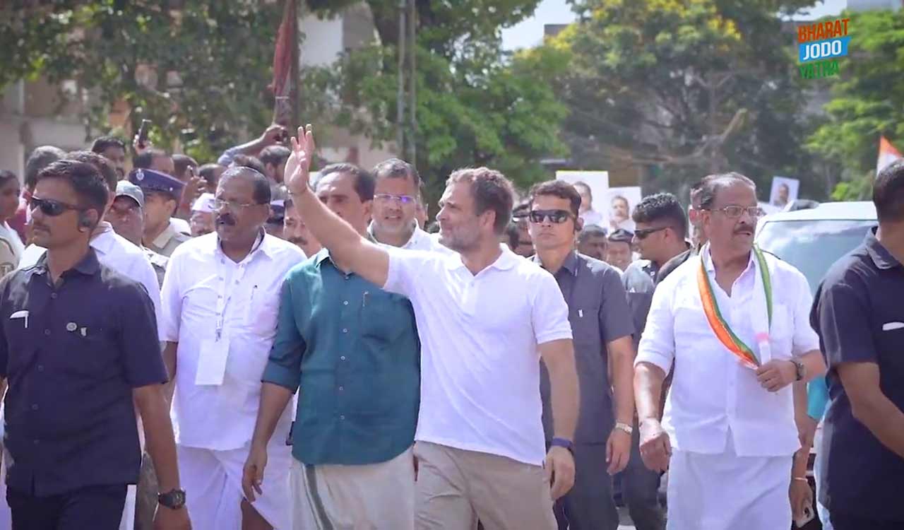 Congress’ Bharat Jodo Yatra led by Rahul Gandhi enters its tenth day