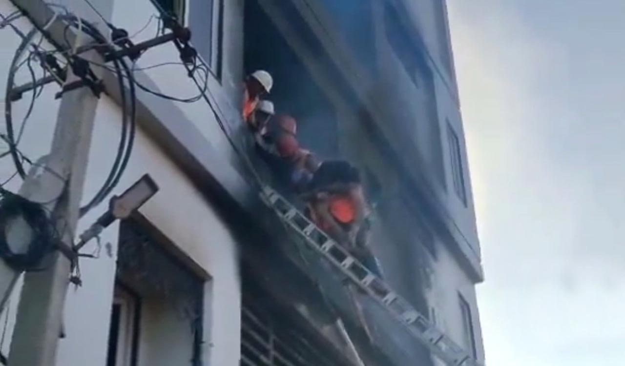 Doctor, two children die in hospital fire near Tirupati