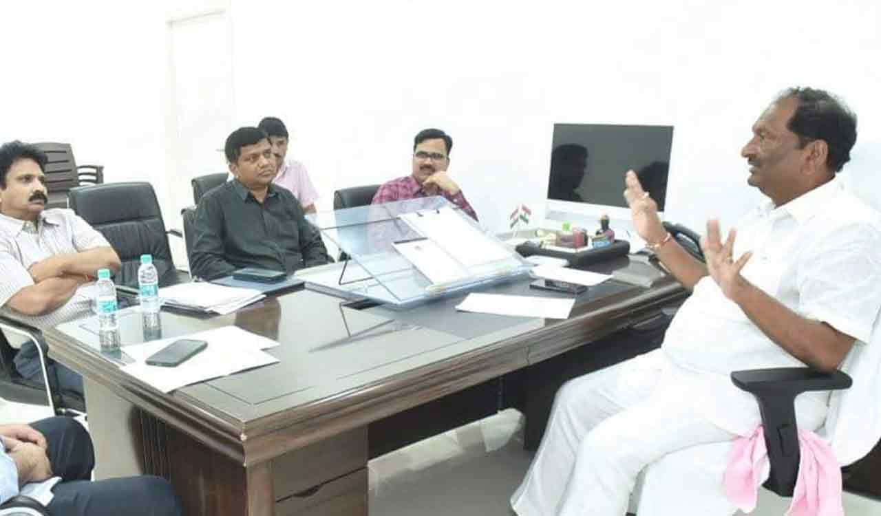 Minister Koppula reviews implementation of Dalit Bandhu scheme