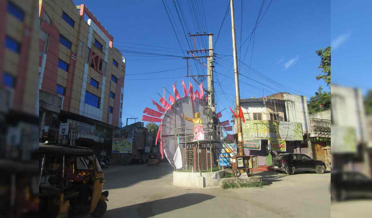 No action on flexi banners setup blocking CCTV camera in Nalgonda