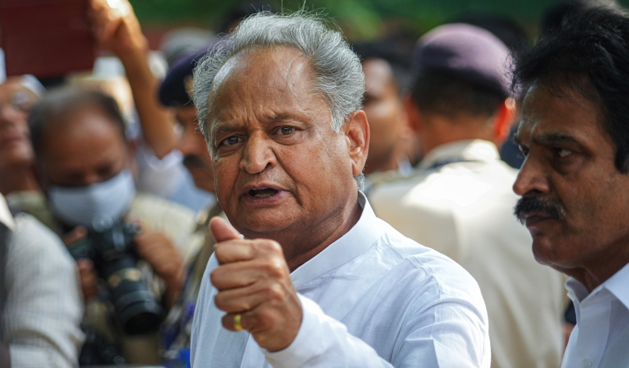 Will not contest Congress presidential polls: Ashok Gehlot