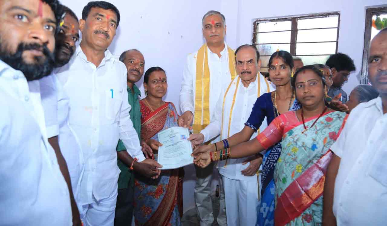 CM KCR changed face of Gajwel: Harish Rao