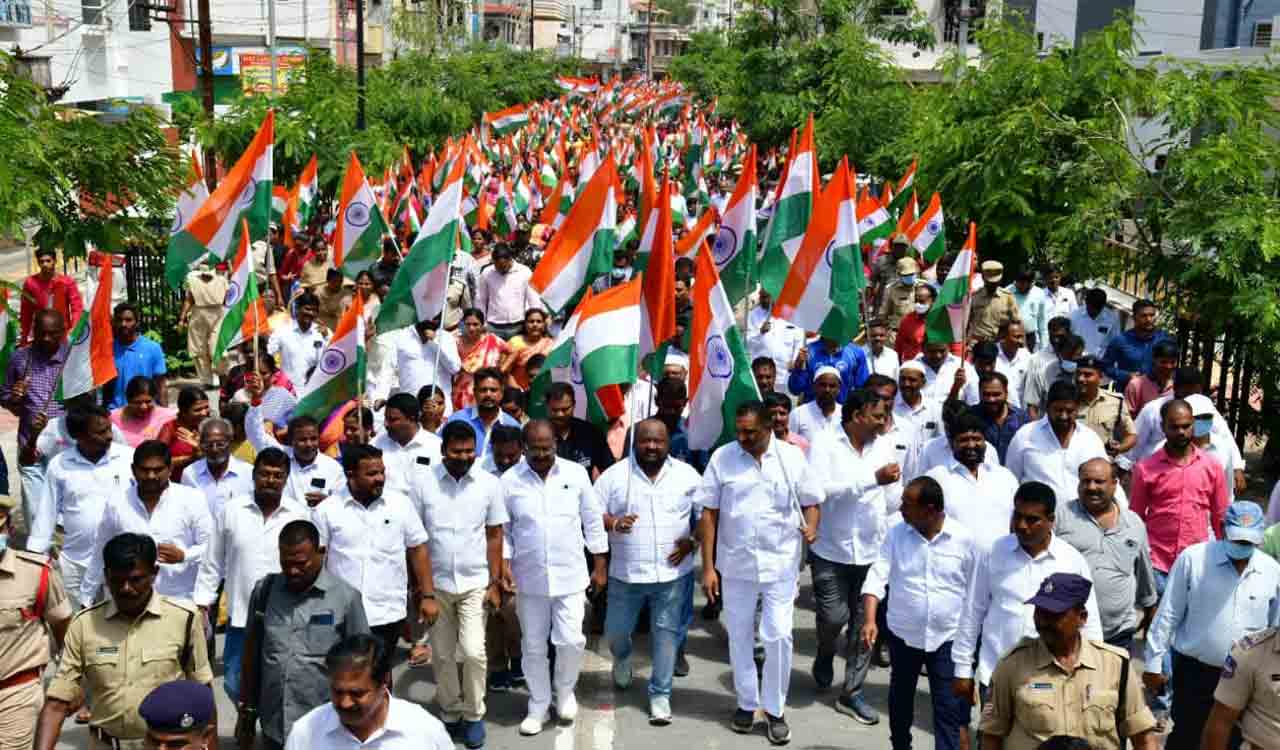 Integration day rallies held on grand scale in old Karimnagar