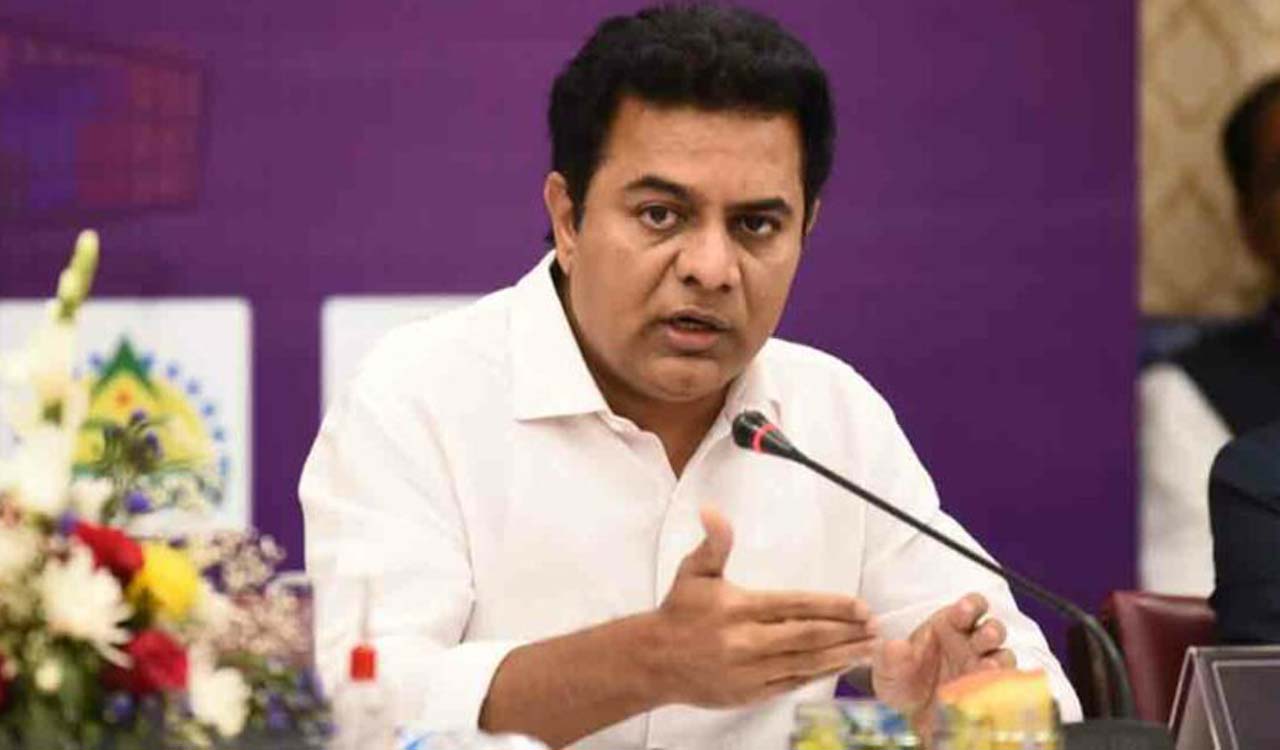 KTR lashes out at PM, FM for falling rupee value