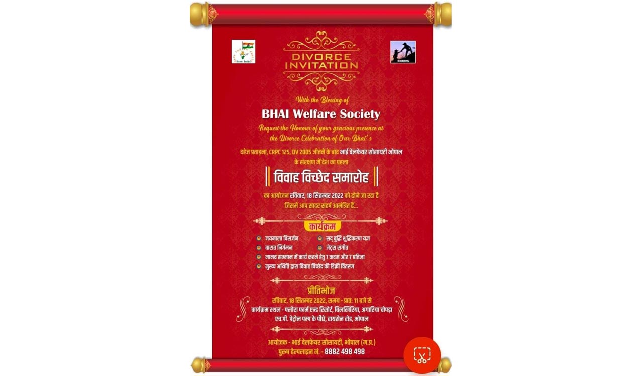 Man invites people to divorce function, here’s the invitation