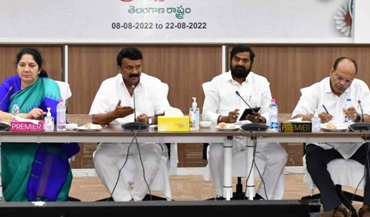 ‘One lakh people to attend Telangana Jaateeya Samaikyata Vajrotsavaalu at NTR stadium’