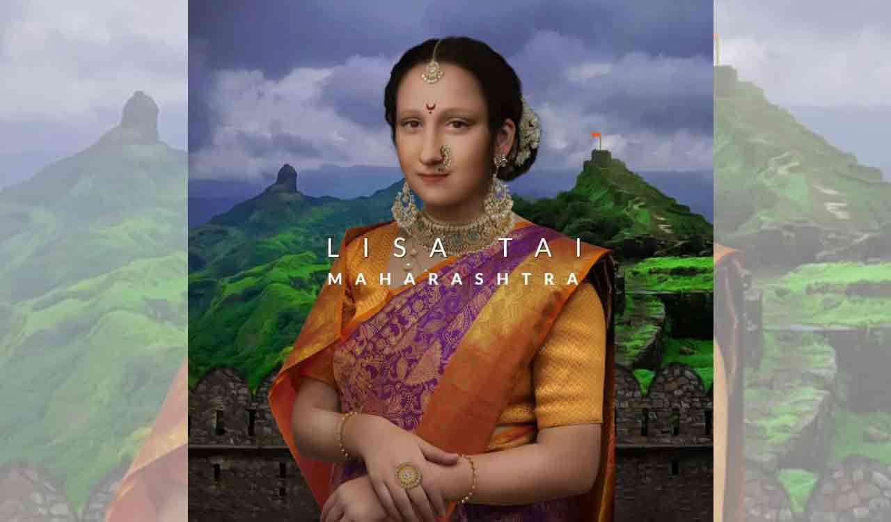 Mona Lisa gets desi makeover, wears saris from different Indian States