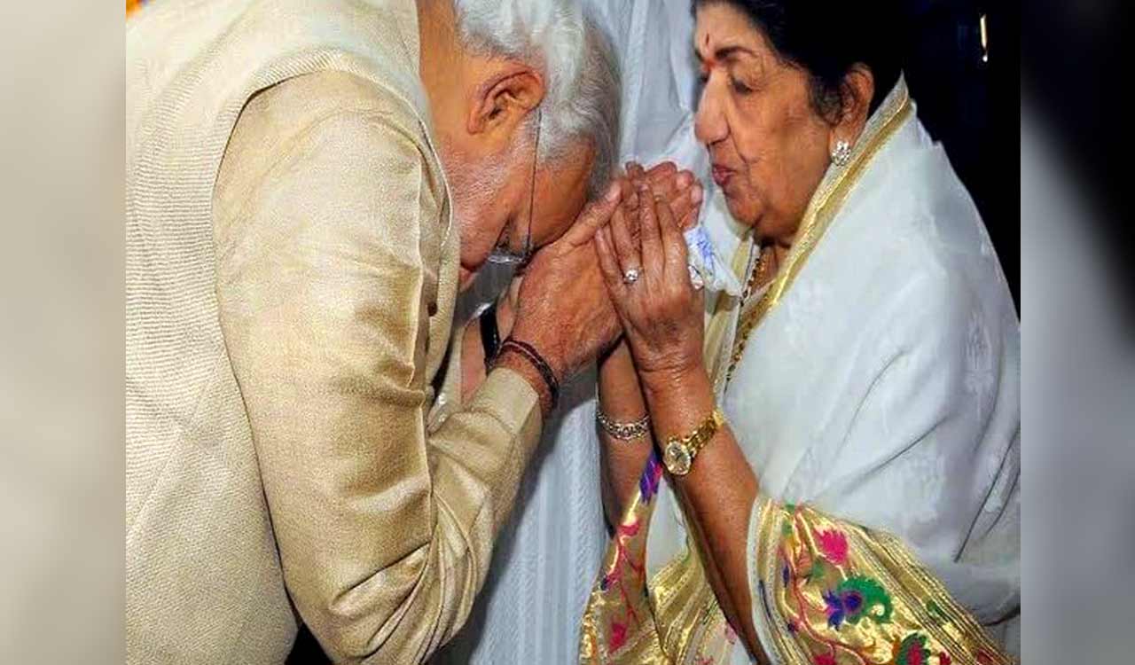 Naming of Lata Mangeshkar Chowk in Ayodhya a fitting tribute: Modi on singer’s birth anniversary