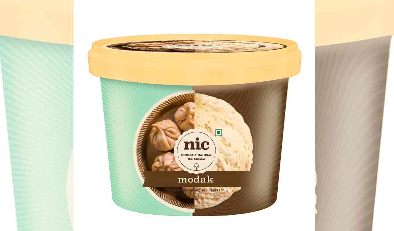 Celebrate Ganesh Chaturthi with Modak ice cream by NIC Honestly Natural Ice Cream