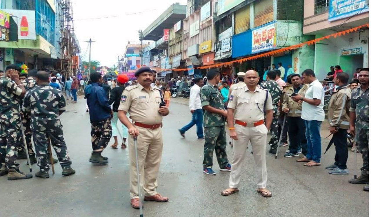 Bhainsa town comes under security blanket for Shobhayatra procession