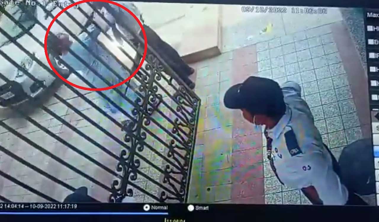 Noida woman caught on camera slapping security guard repeatedly, arrested