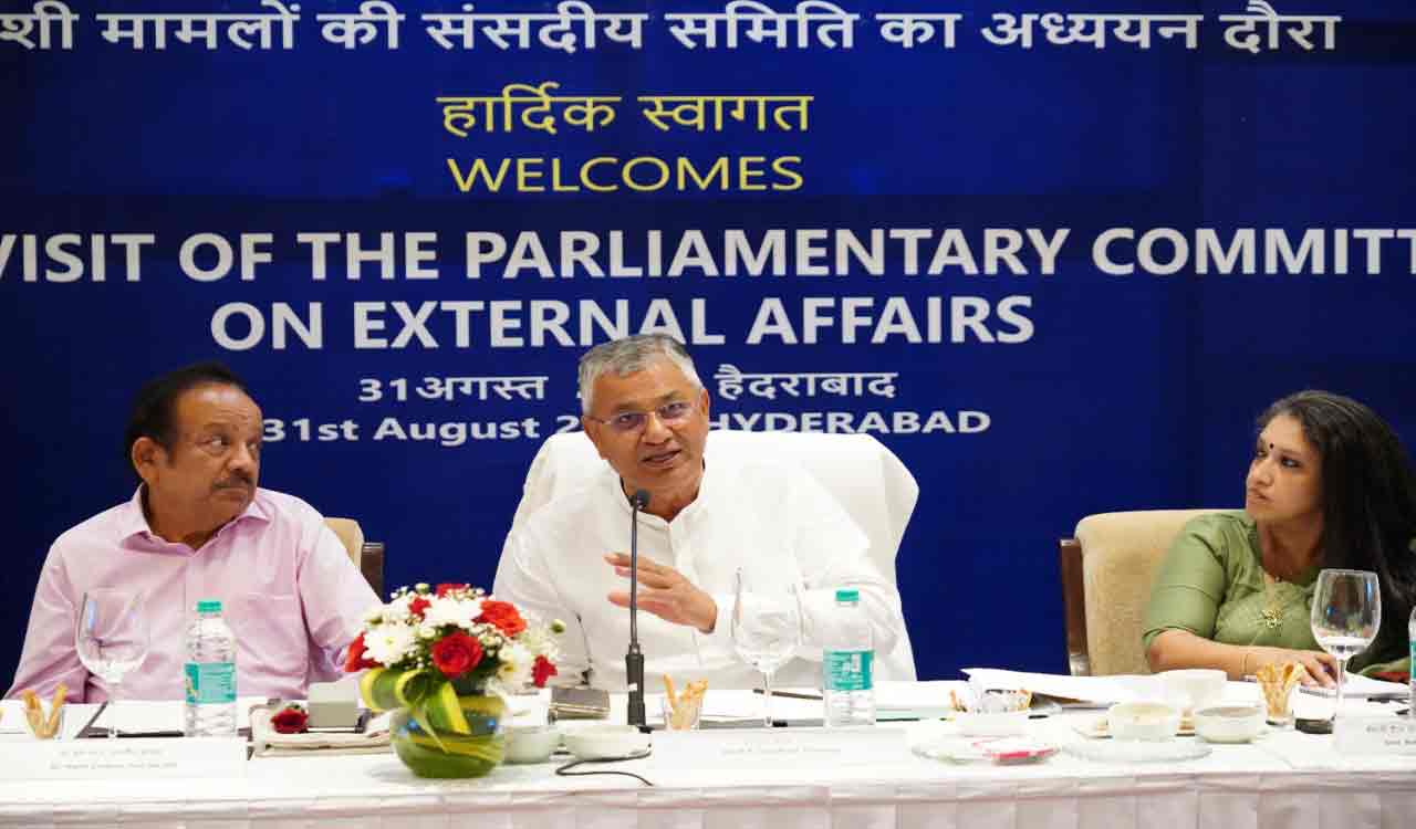 Hyderabad: Parliamentary Committee visits Regional Passport Office