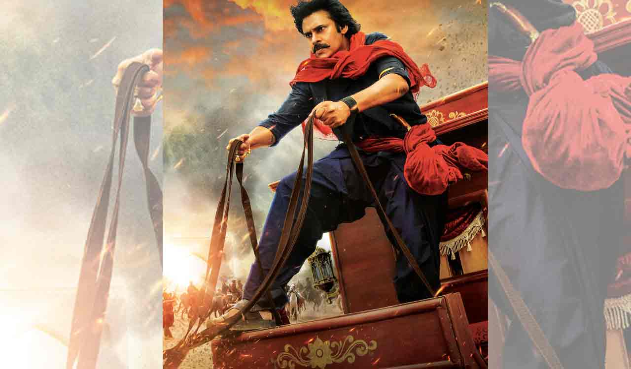 Pawan Kalyan sparkles in a regal avatar in ‘Hari Hara Veera Mallu’s latest poster