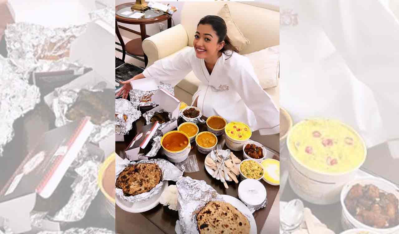 Rashmika Mandanna hogs on scrumptious Delhi platter