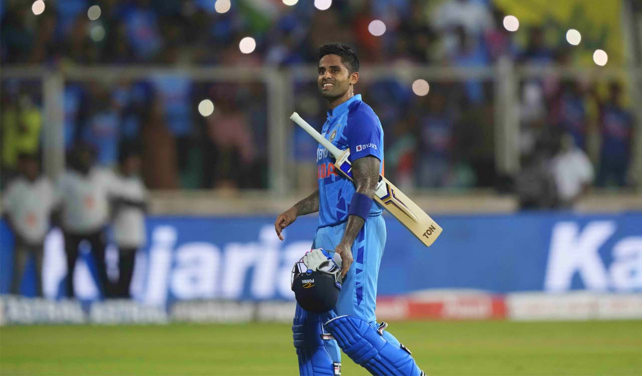 Suryakumar Yadav becomes India’s leading T20I run-scorer in a calendar year