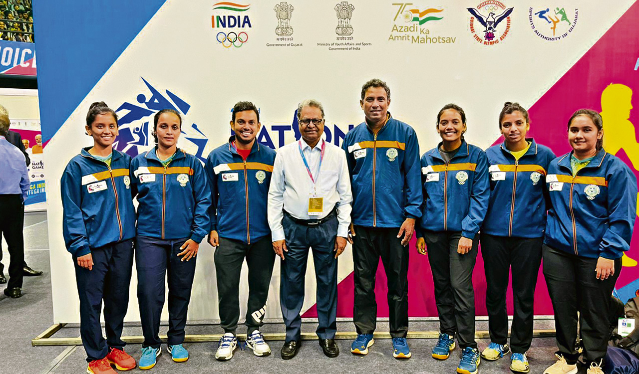 Telangana table tennis team clinch bronze in 36th National Games