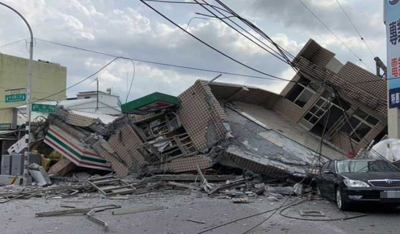 6.9-magnitude earthquake hits Taiwan