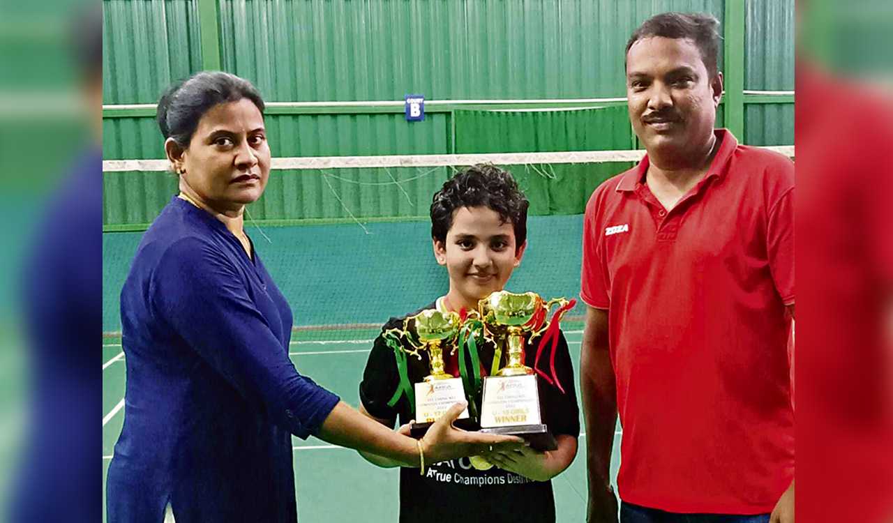 Lakshya Samhita bags top honours at Lee Chong Wei Badminton Tournament