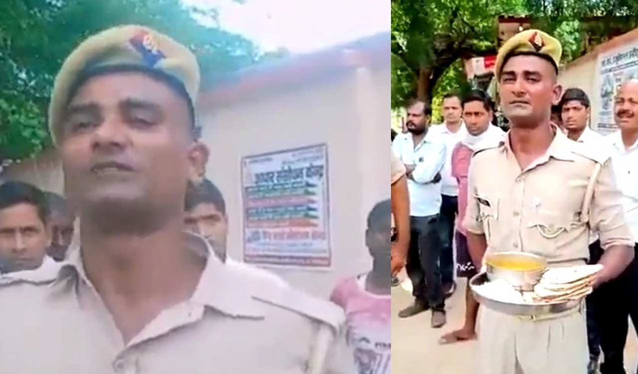 UP cop who raised issue of poor-quality food, gets transfer punishment