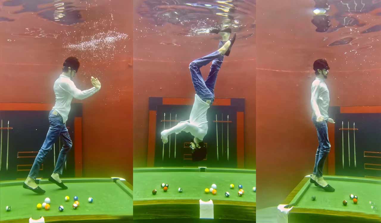 Watch: Man’s underwater performance leaves the internet in awe