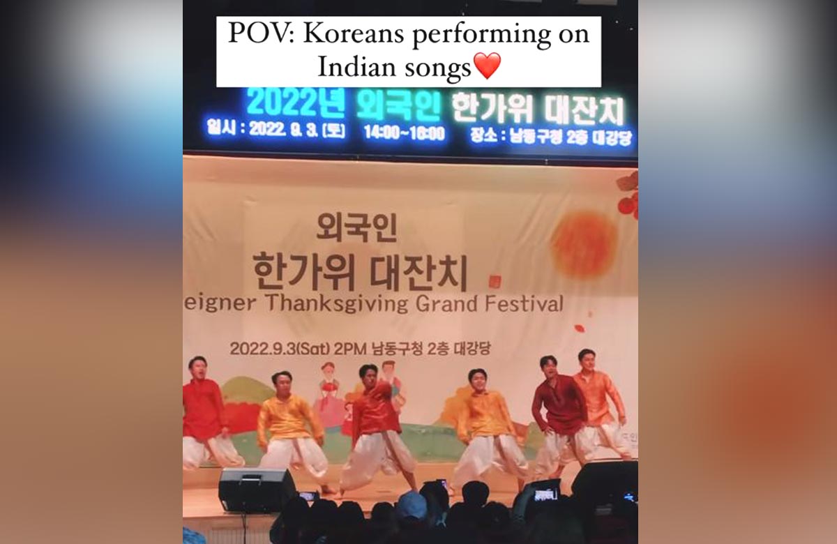 Watch: South Koreans groove to Ram-Leela songs during their thanksgiving festival