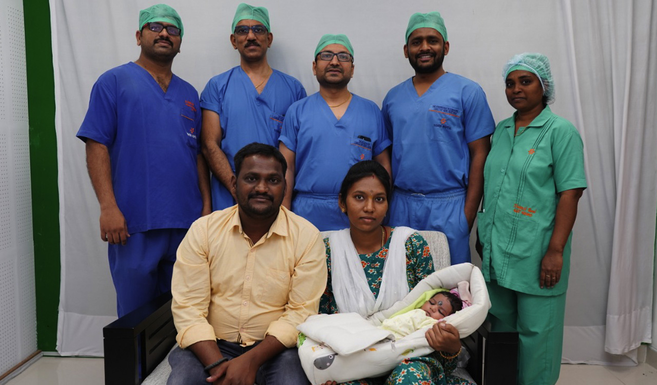 Hyderabad: 5-day-old undergoes surgery for spinal birth defect at Yashoda Hospitals