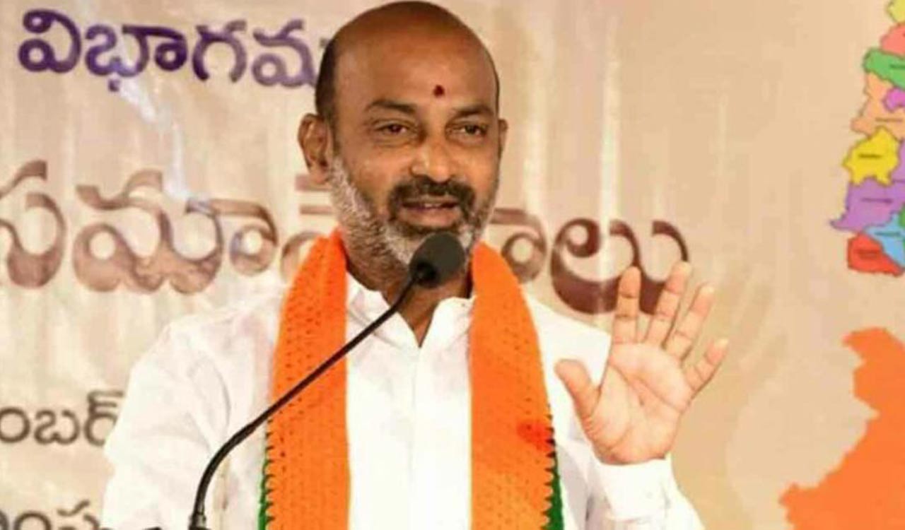 More schemes to Telangana if BJP voted to power: Bandi Sanjay