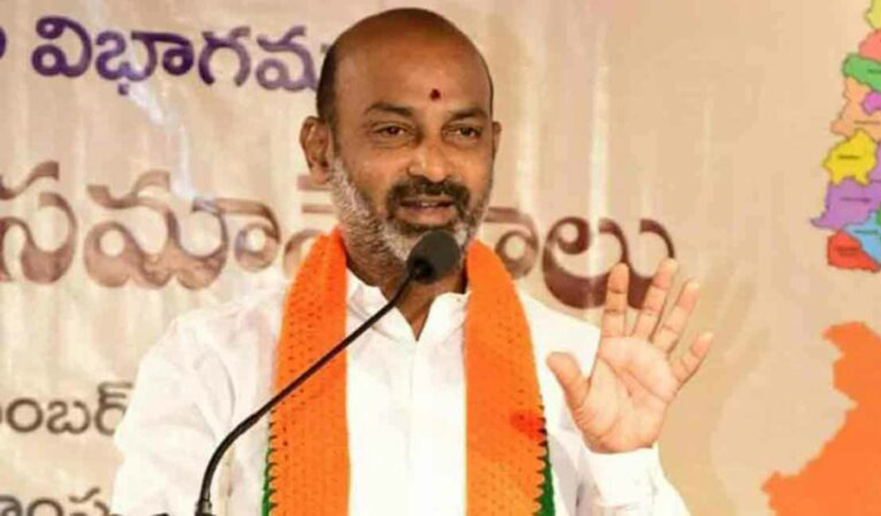 Implement reservations to tribals on priority: Bandi Sanjay