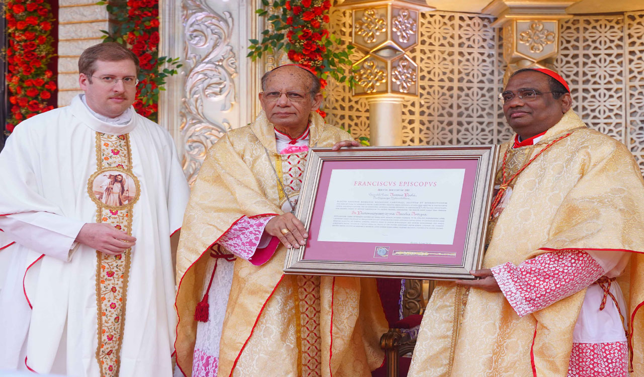 Pontifical High Mass held to celebrate elevation of Archbishop Poola Anthony as Cardinal 