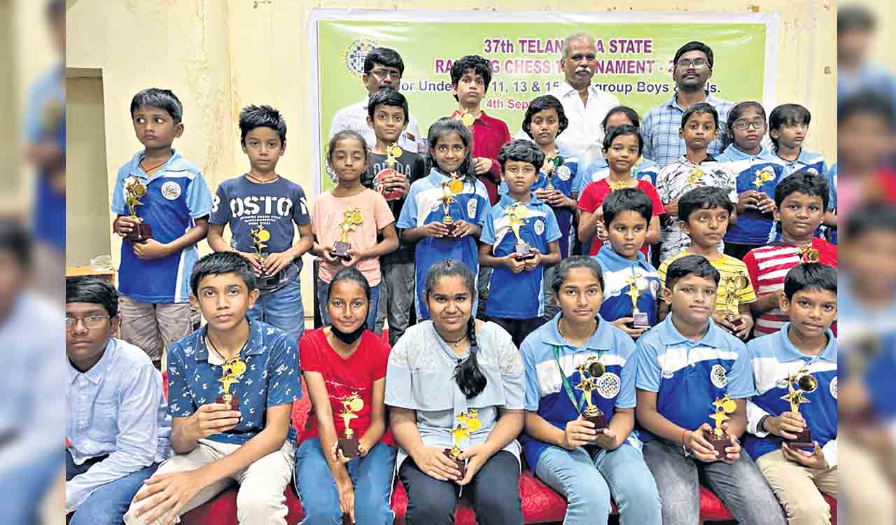 Viswa, Asma emerge champions at TS Ranking Chess Tournament