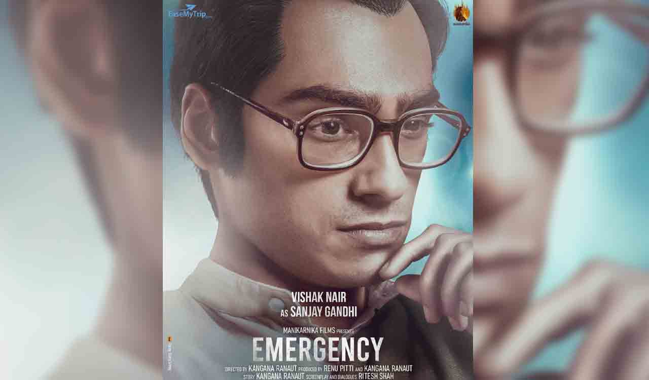 First look of Vishak Nair as Sanjay Gandhi from the movie ‘Emergency’ out
