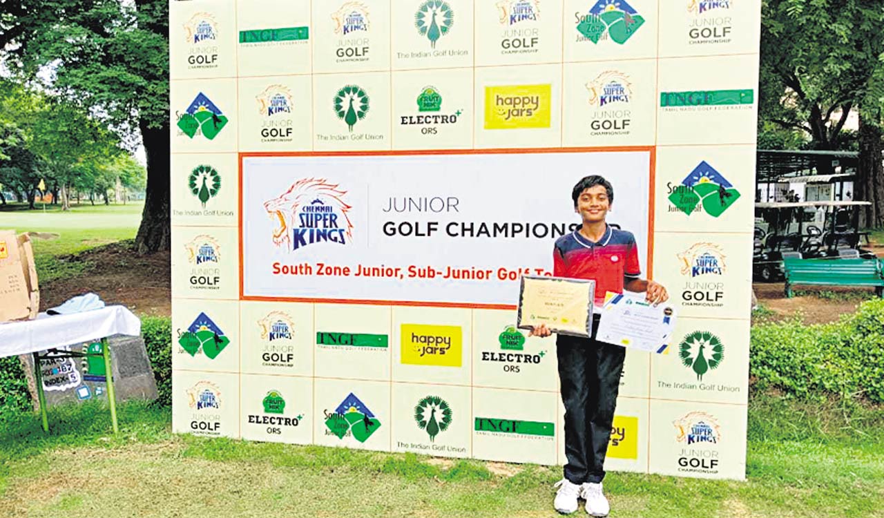 Junior Golf Championship: Saatvic wins second straight title