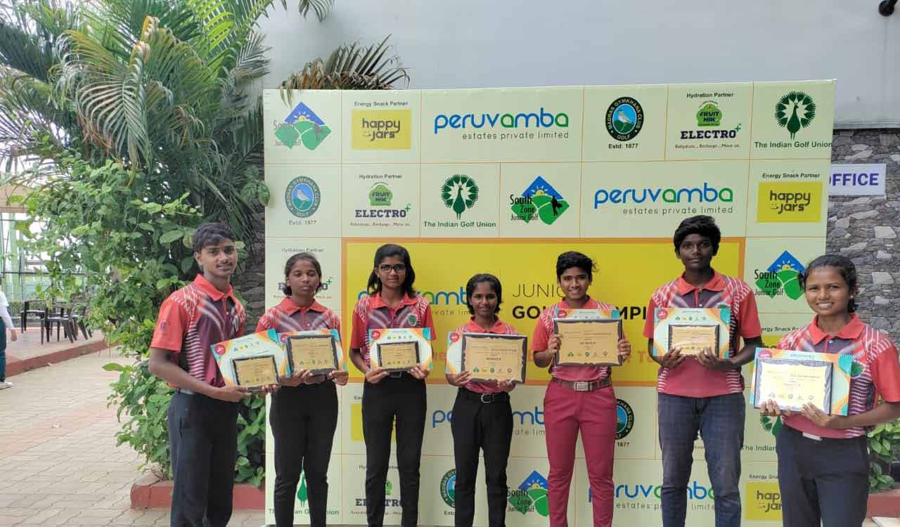 TSWREIS golfers Amulya, Anusha hog limelight at Junior Golf Championship