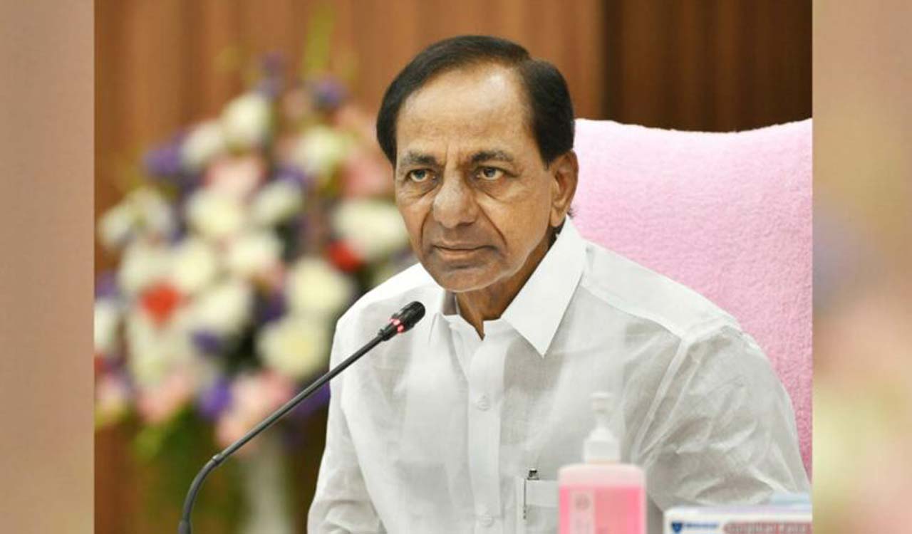 CM KCR pays tributes to Konda Laxman Bapuji