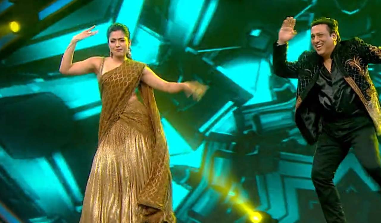 ‘Pushpa’ star Rashmika Mandanna grooves to ‘Saami Saami’ along with Govinda; check out the viral video