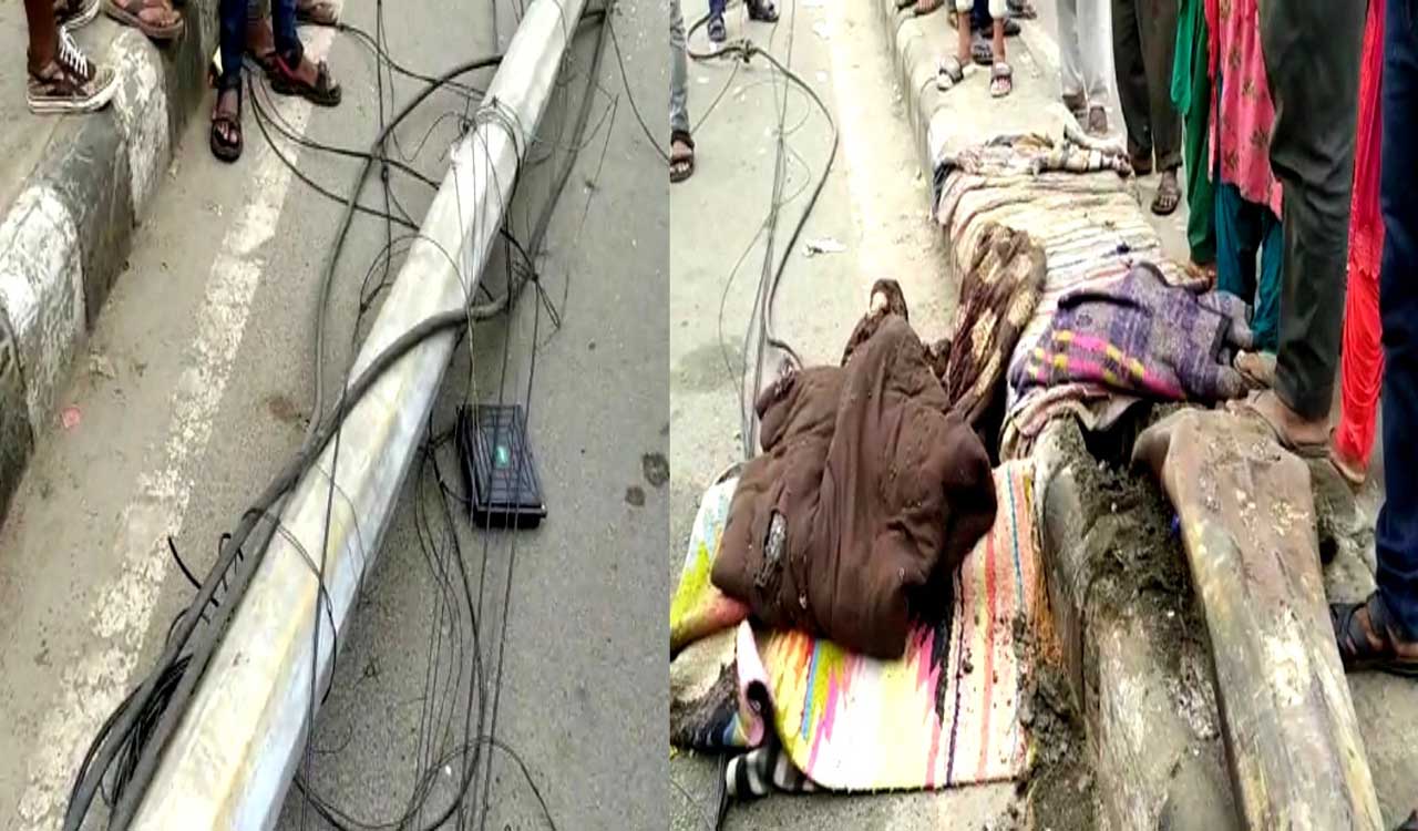 Four people sleeping on divider killed by speeding truck in Delhi