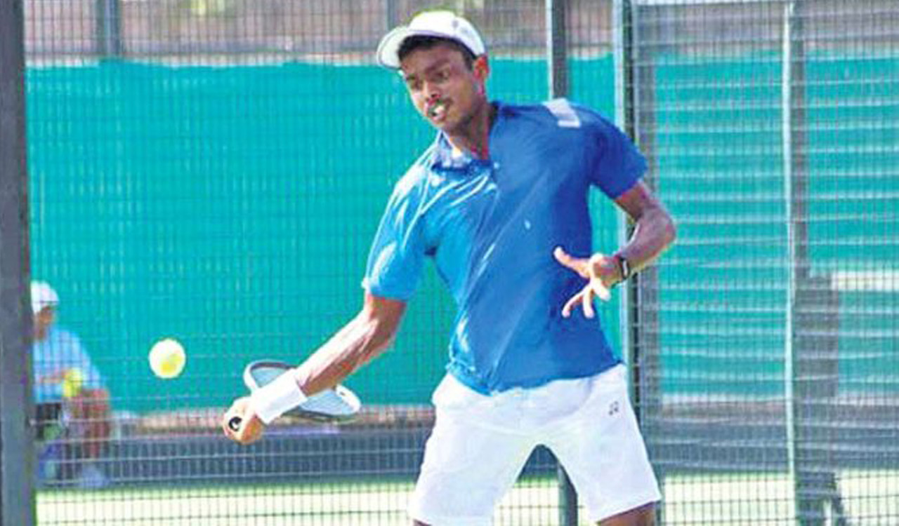 Karteek pair make it to the finals of ITF Tennis Tournament