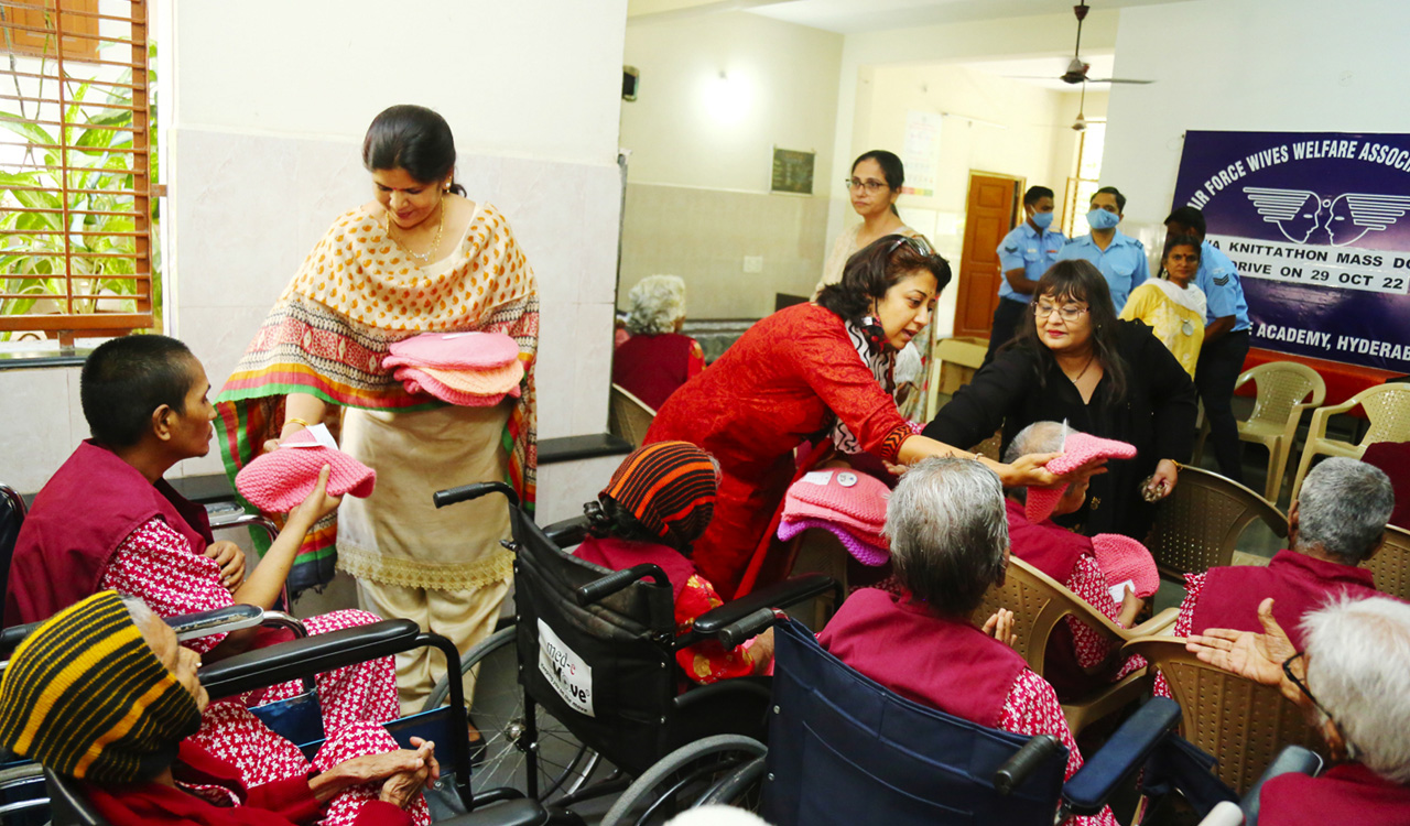 AFWWA creates Guinness World Record for largest display of knitted caps