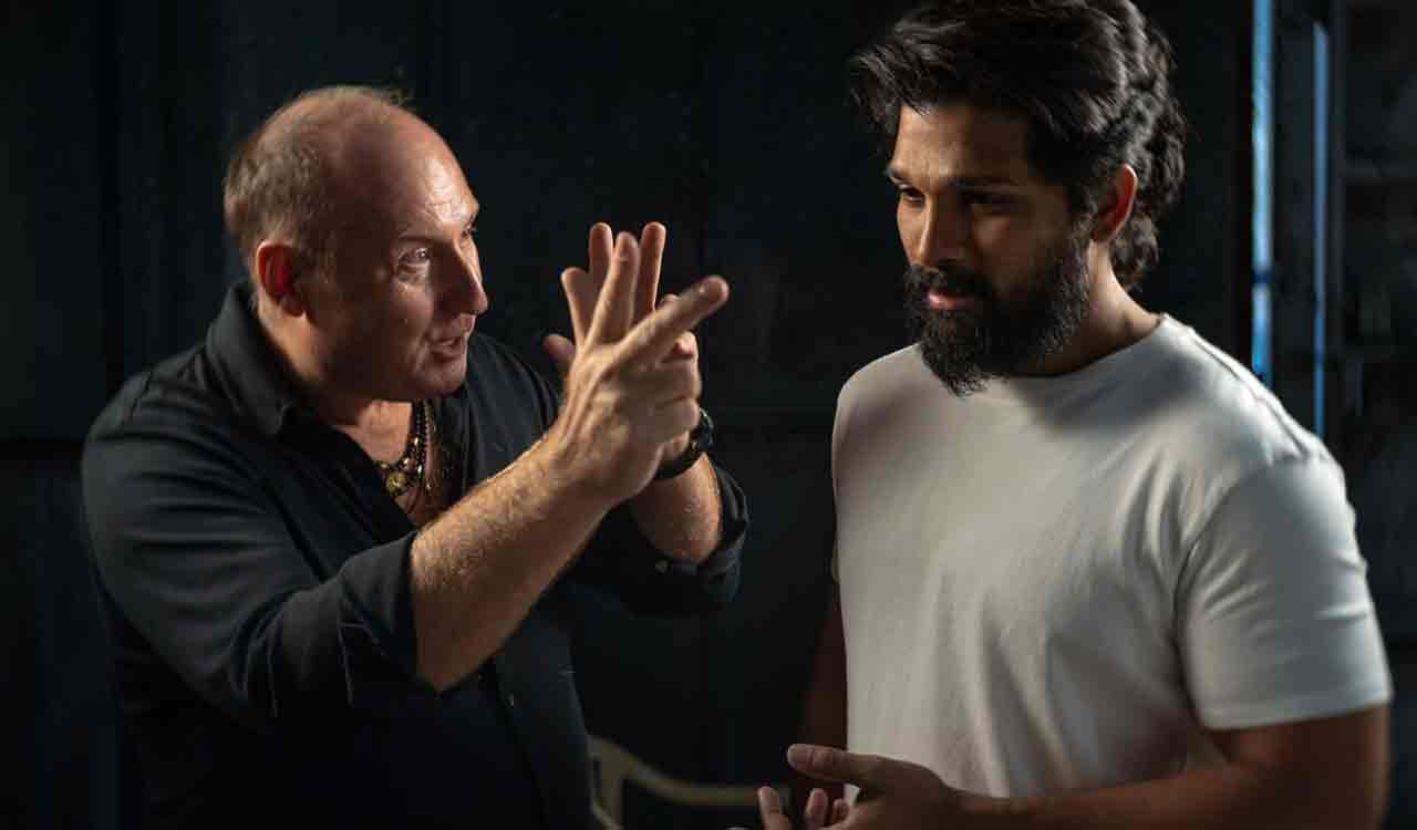 Allu Arjun begins shooting for ‘Pushpa: The Rule’, on-set picture goes viral