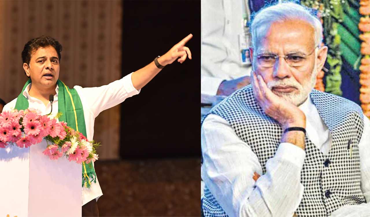 Kishan Reddy claims Modi discovered Covid vaccine, KTR suggests a Nobel prize