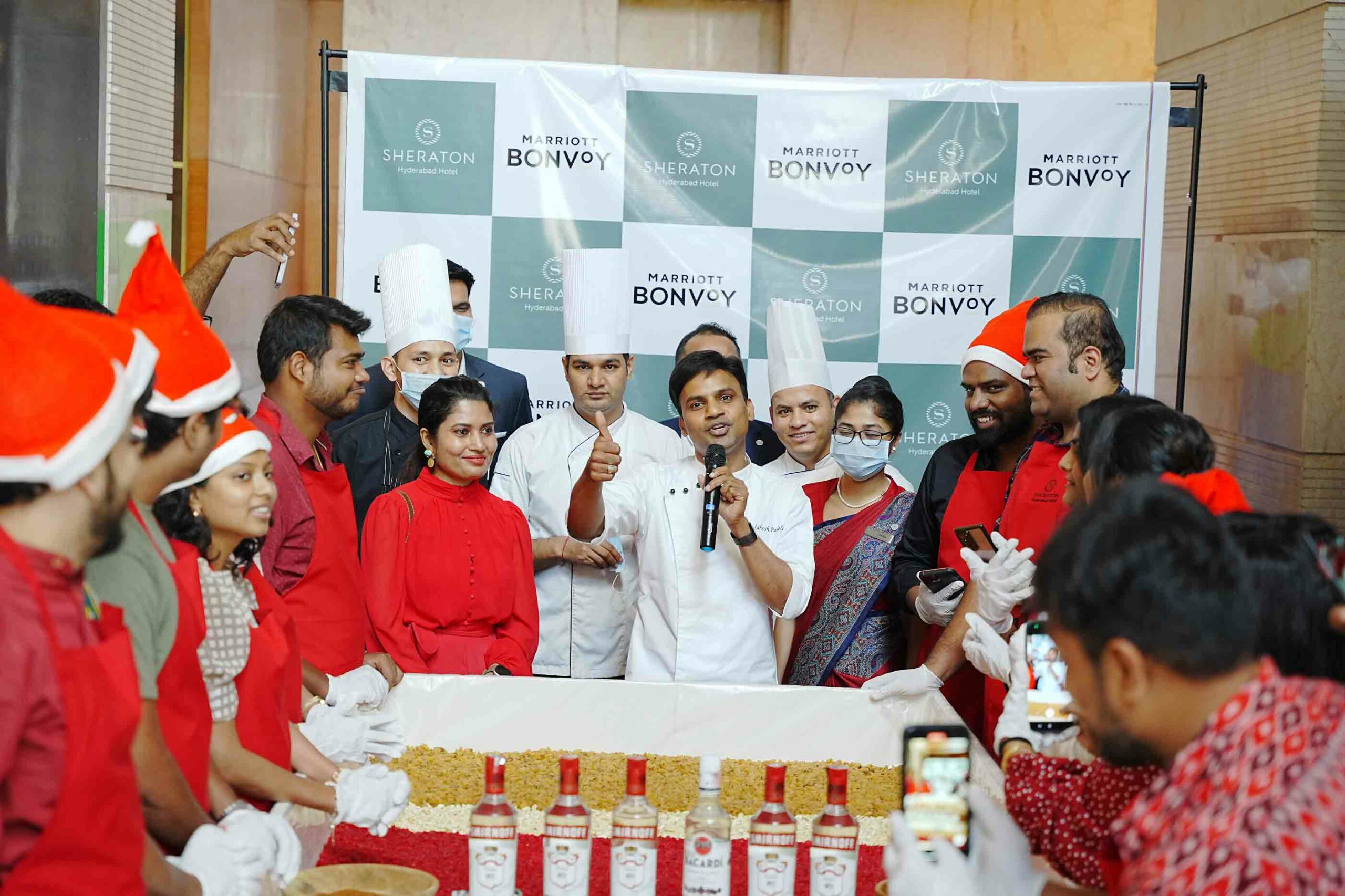 Sheraton Hyderabad Hotel concludes their Annual Cake Mixing Ceremony