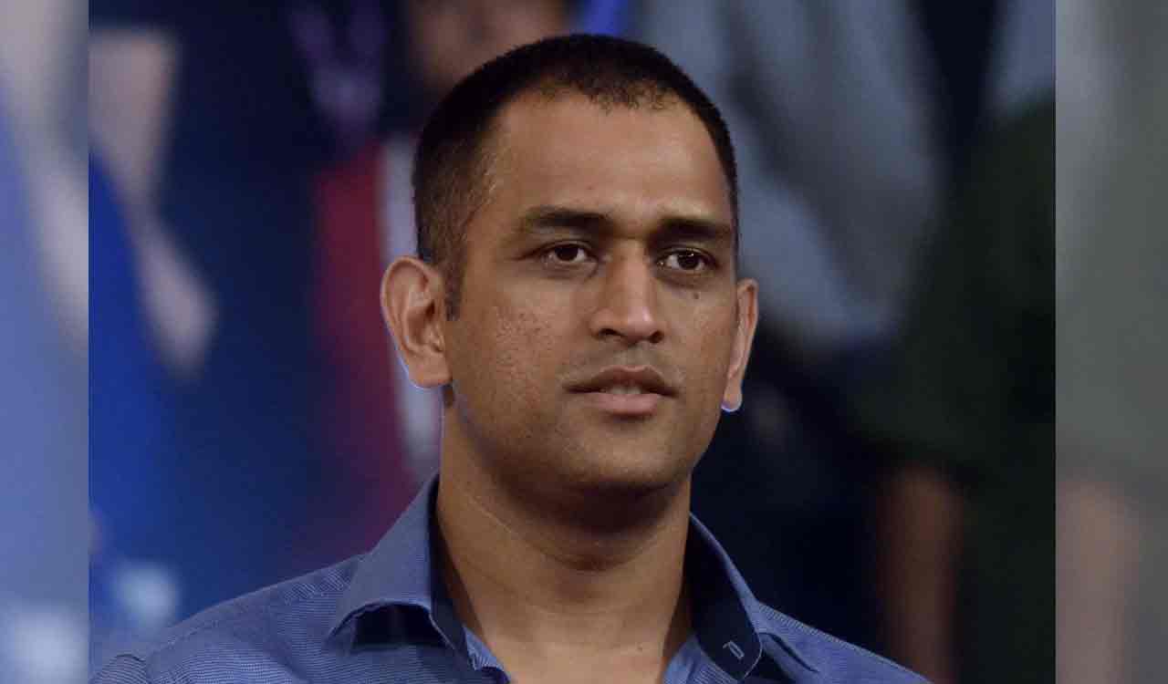 Dhoni launches drone Droni
