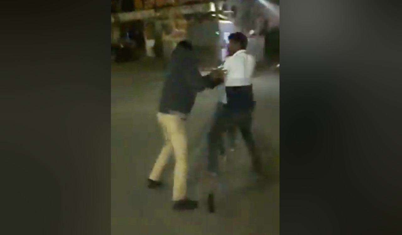 Watch: Drunk policeman creates ruckus in Telangana