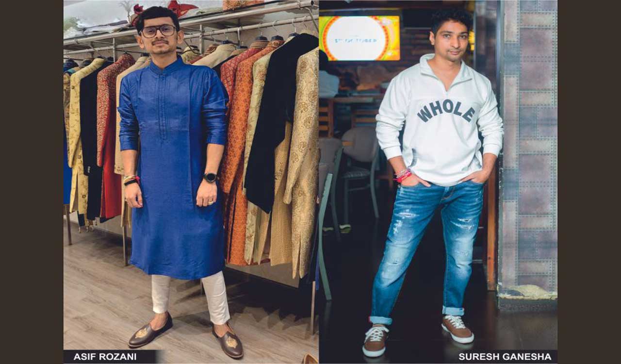 Entrepreneur Asif Rozani Getting Styled by Renowned Celebrity Designer Suresh Ganesha