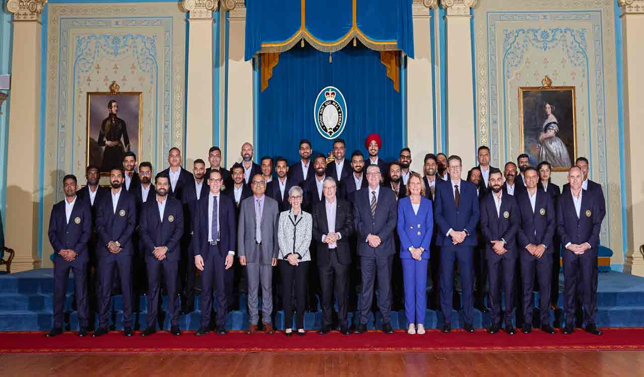 Team India meets Governor of Victoria Linda Dessau in Melbourne