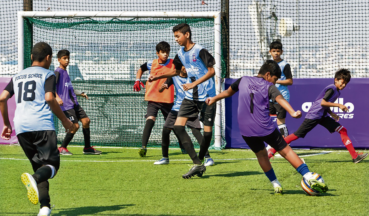 Sreenidi FA thrash Focus School 9-1 in Hotfut Hyderabad Youth League